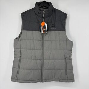 NEW Ororo Men XL Classic Heated Puffer Vest Insulated Flecking Gray NO BATTERY